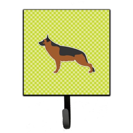 Micasa German Shepherd Checkerboard Green Leash or Key Holder MI221823